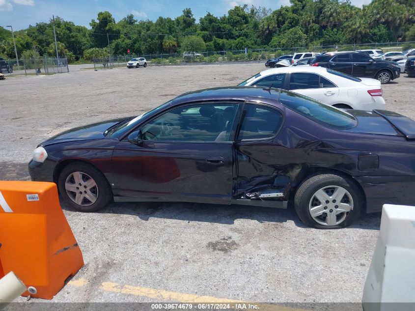 2007 Chevrolet Monte Carlo Ls VIN: 2G1WJ15K279323594 Lot: 39674679