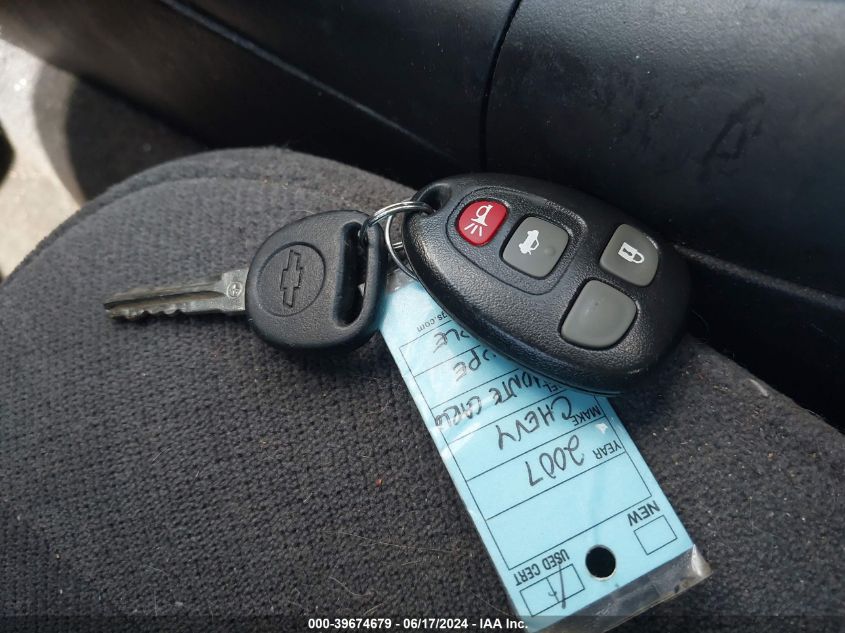 2007 Chevrolet Monte Carlo Ls VIN: 2G1WJ15K279323594 Lot: 39674679