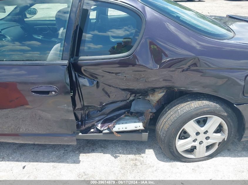 2007 Chevrolet Monte Carlo Ls VIN: 2G1WJ15K279323594 Lot: 39674679