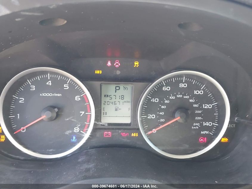 2015 Subaru Forester 2.5I VIN: JF2SJABC7FH538726 Lot: 39674681