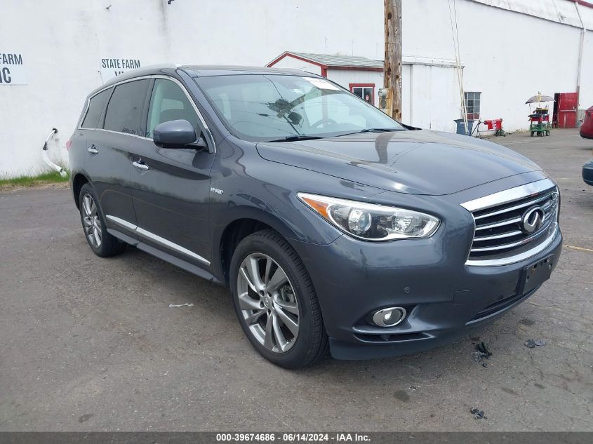 2014 Infiniti Qx60 Hybrid VIN: 5N1CL0MM5EC510508 Lot: 39674686