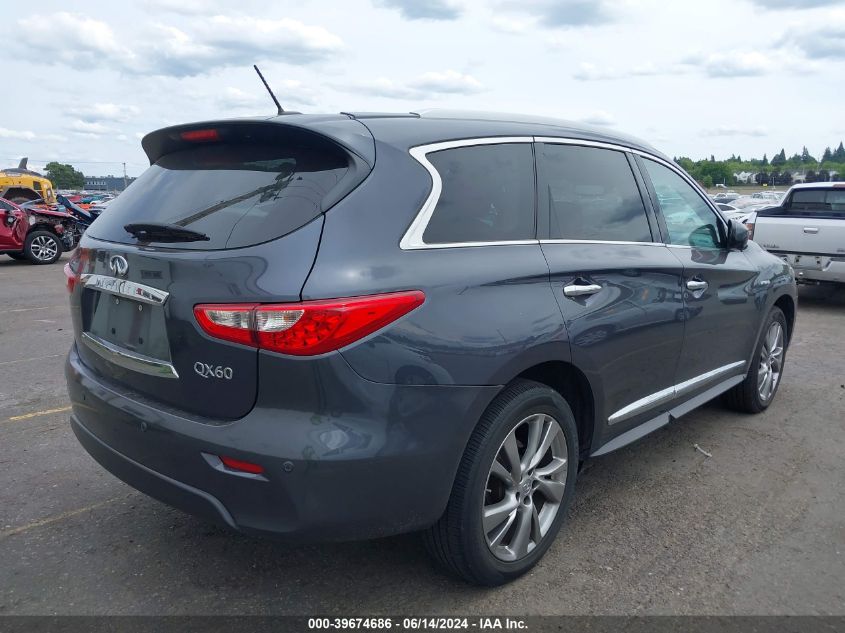 2014 Infiniti Qx60 Hybrid VIN: 5N1CL0MM5EC510508 Lot: 39674686