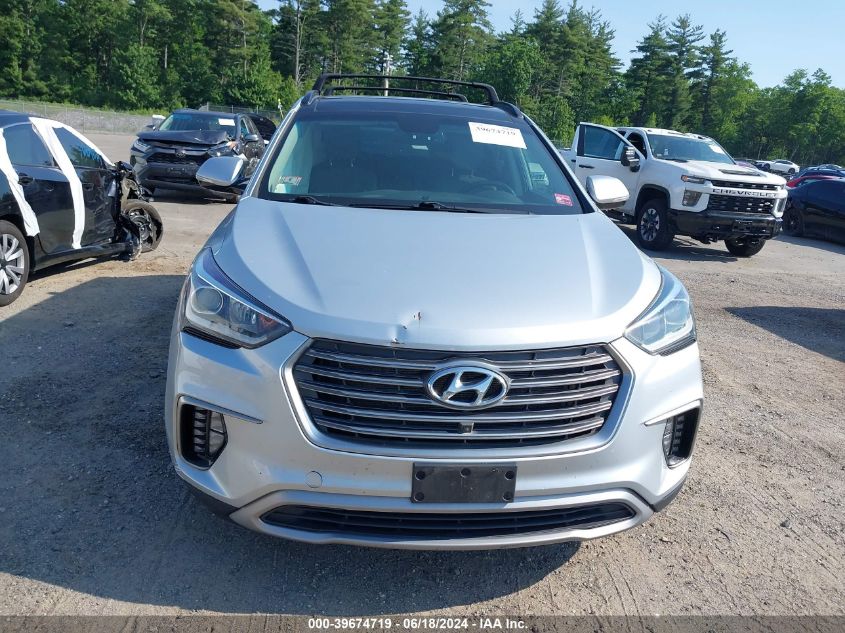 2017 Hyundai Santa Fe Se Ultimate VIN: KM8SRDHF3HU242604 Lot: 39674719