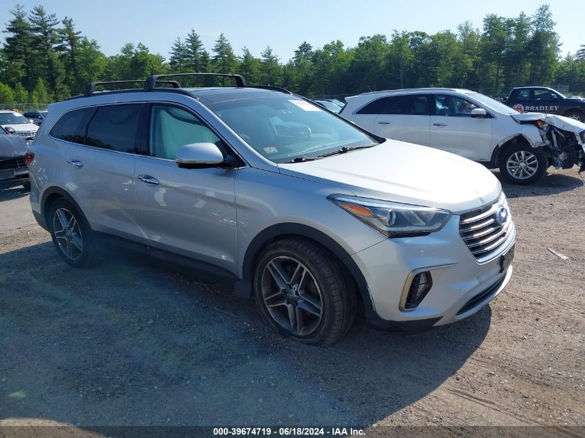 2017 Hyundai Santa Fe Se Ultimate VIN: KM8SRDHF3HU242604 Lot: 39674719