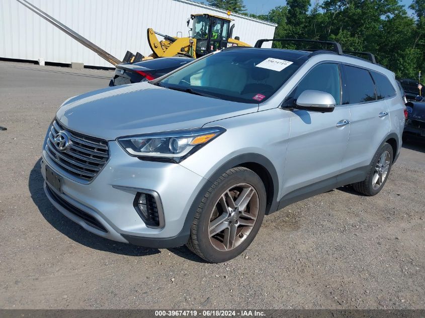 KM8SRDHF3HU242604 2017 HYUNDAI SANTA FE - Image 2