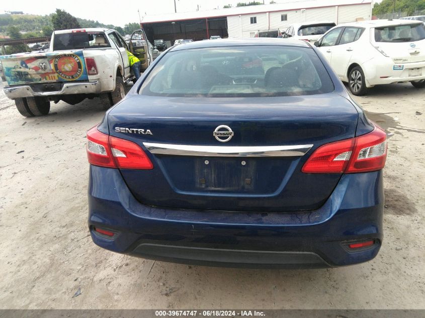 2016 Nissan Sentra S VIN: 3N1AB7AP7GY223724 Lot: 39674747