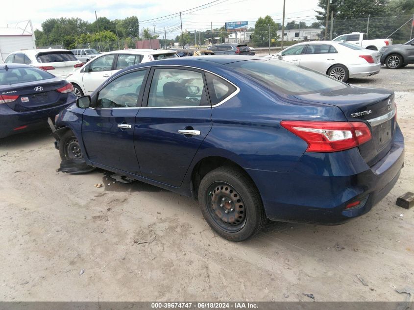 2016 NISSAN SENTRA S - 3N1AB7AP7GY223724