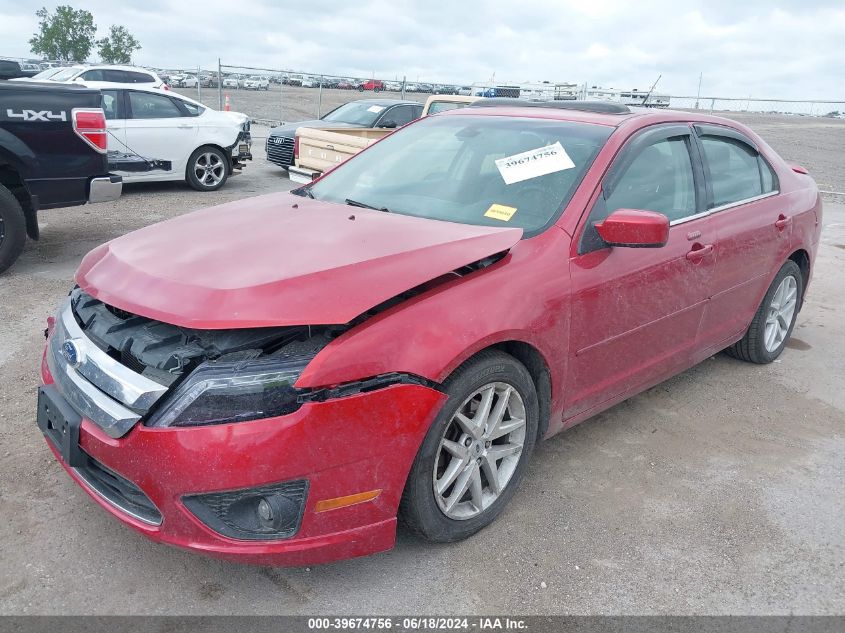 2012 Ford Fusion Sel VIN: 3FAHP0JA4CR185489 Lot: 39674756