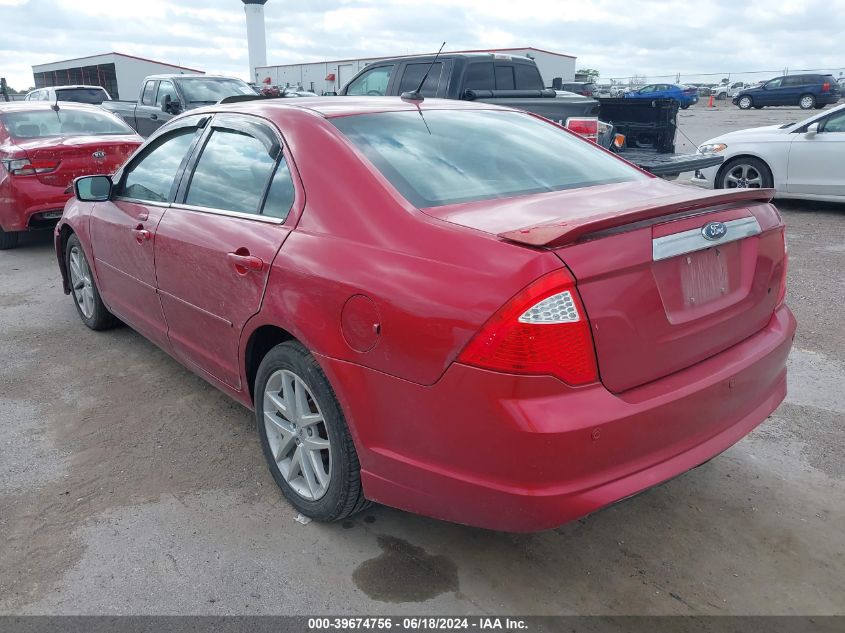 2012 Ford Fusion Sel VIN: 3FAHP0JA4CR185489 Lot: 39674756