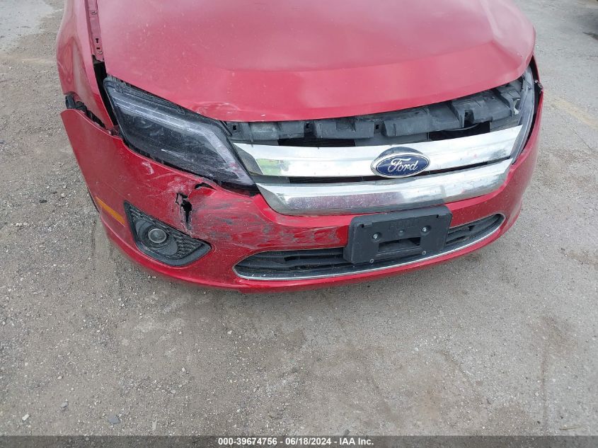 2012 Ford Fusion Sel VIN: 3FAHP0JA4CR185489 Lot: 39674756