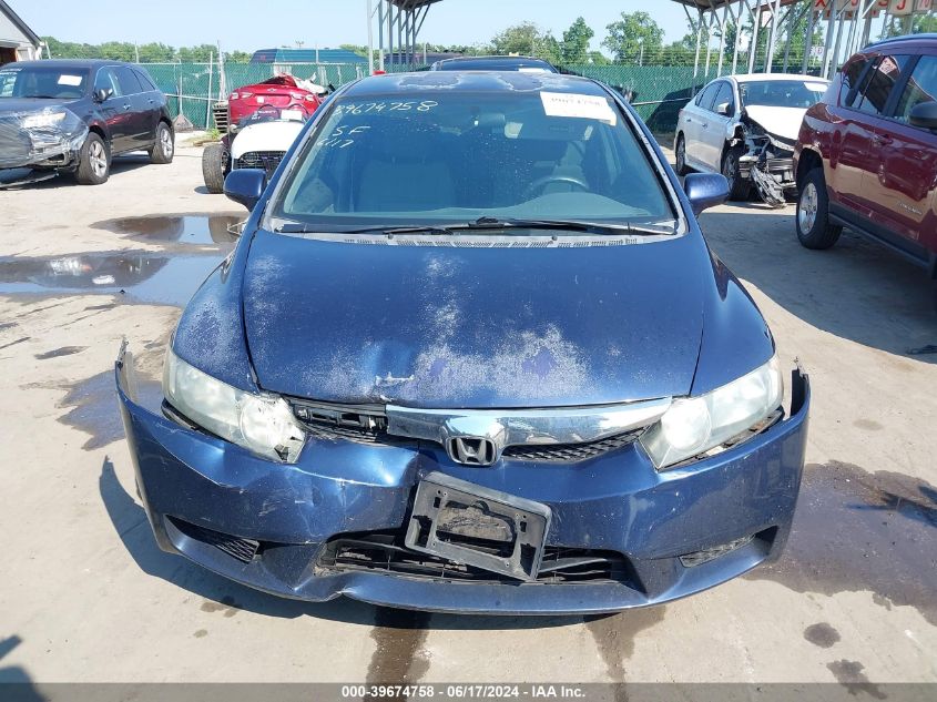 2010 Honda Civic Lx VIN: 2HGFA1F55AH565620 Lot: 39674758
