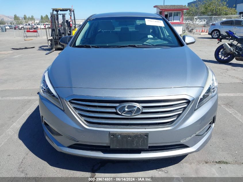 2015 Hyundai Sonata Se VIN: 5NPE24AF2FH146647 Lot: 39674801