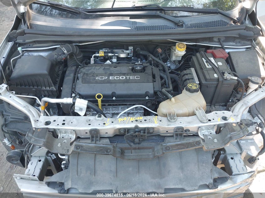 2017 Chevrolet Sonic Lt Auto VIN: 1G1JD5SH9H4124791 Lot: 39674815