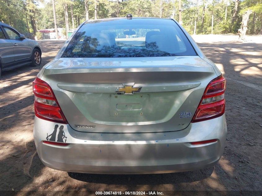 2017 Chevrolet Sonic Lt Auto VIN: 1G1JD5SH9H4124791 Lot: 39674815