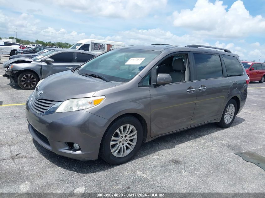 2016 Toyota Sienna Xle Premium 8 Passenger VIN: 5TDYK3DC9GS742987 Lot: 39674820