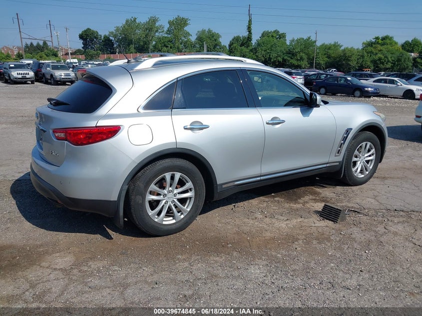 2011 Infiniti Fx35 VIN: JN8AS1MW7BM734301 Lot: 39674845