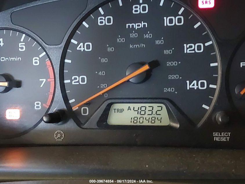 2001 Honda Accord 2.3 Lx VIN: JHMCG56451C022784 Lot: 39674854