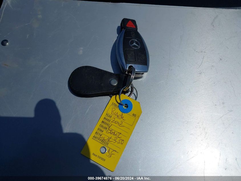 2012 Mercedes-Benz Glk 350 4Matic VIN: WDCGG8HBXCF744179 Lot: 39674876