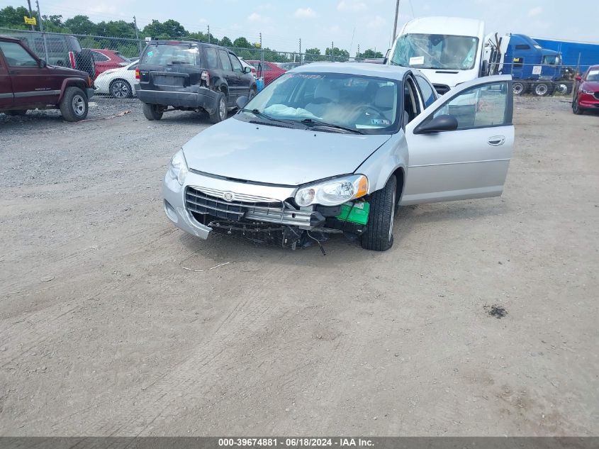 2005 Chrysler Sebring VIN: 1C3EL46X45N513243 Lot: 39674881