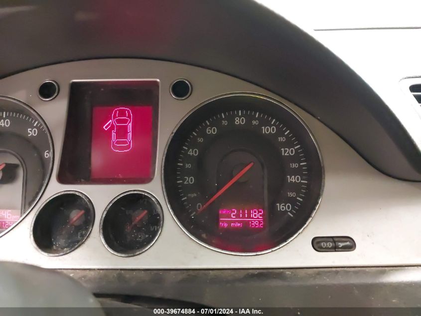 2009 Volkswagen Passat Komfort VIN: WVWJK73C39P037951 Lot: 39674884