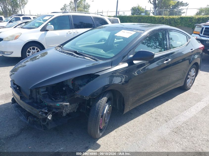 5NPDH4AE9FH588746 2015 HYUNDAI ELANTRA - Image 2