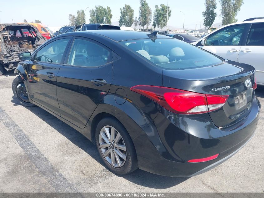 2015 HYUNDAI ELANTRA SE - 5NPDH4AE9FH588746