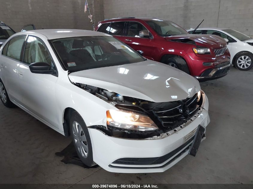 2016 Volkswagen Jetta 1.4T S VIN: 3VW267AJ5GM337761 Lot: 39674896