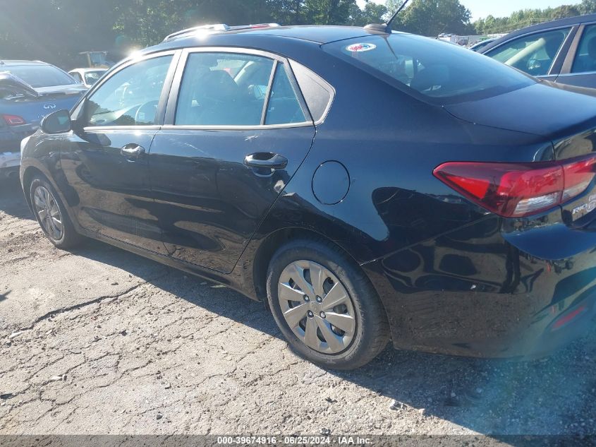 2020 Kia Rio S VIN: 3KPA24AD8LE298624 Lot: 39674916