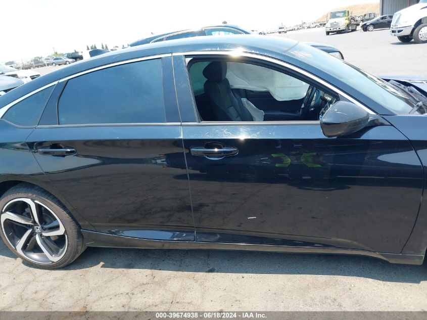 2021 Honda Accord Sport VIN: 1HGCV1F38MA088321 Lot: 39674938