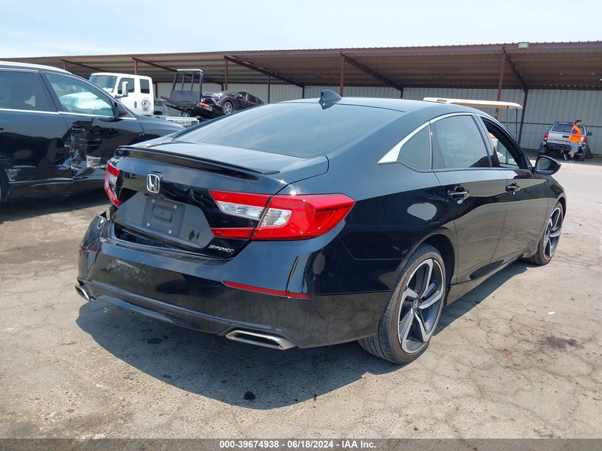VIN 1HGCV1F38MA088321 2021 HONDA ACCORD SPORT