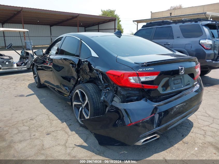 2021 Honda Accord Sport VIN: 1HGCV1F38MA088321 Lot: 39674938