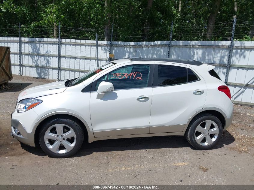 2015 Buick Encore Leather VIN: KL4CJCSB4FB136097 Lot: 39674942