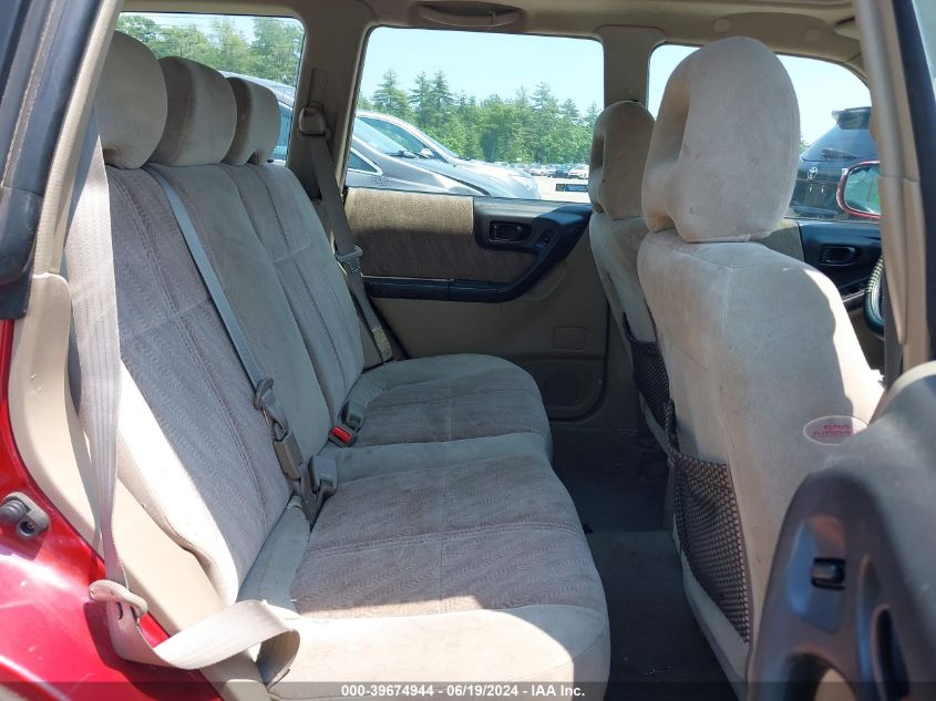 2001 Subaru Forester S VIN: JF1SF656X1H740722 Lot: 39674944