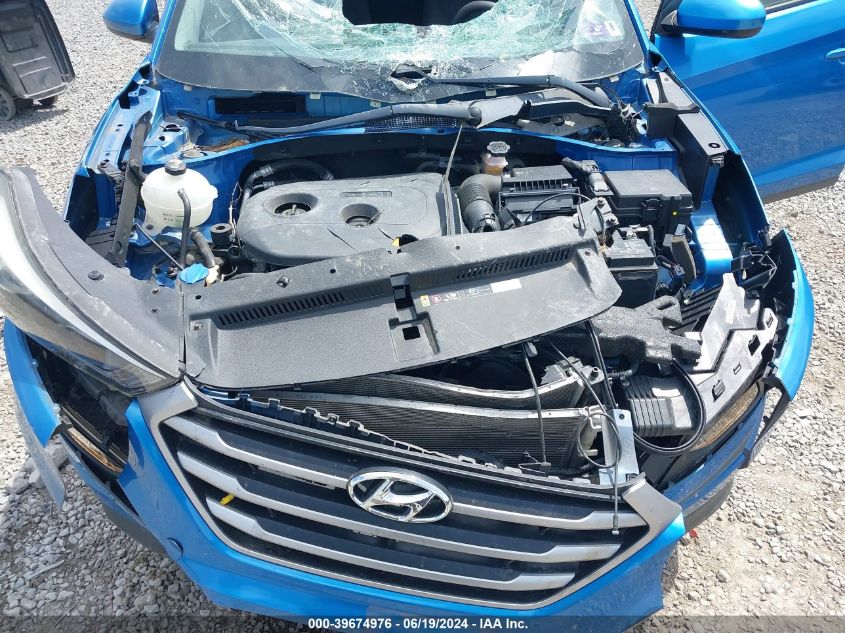 2017 Hyundai Tucson Se VIN: KM8J3CA48HU455709 Lot: 39674976