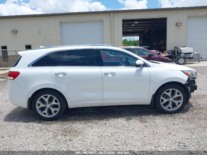 2017 Kia Sorento 3.3L Sx VIN: 5XYPK4A57HG284615 Lot: 39674987