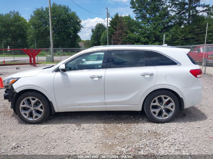 2017 Kia Sorento 3.3L Sx VIN: 5XYPK4A57HG284615 Lot: 39674987