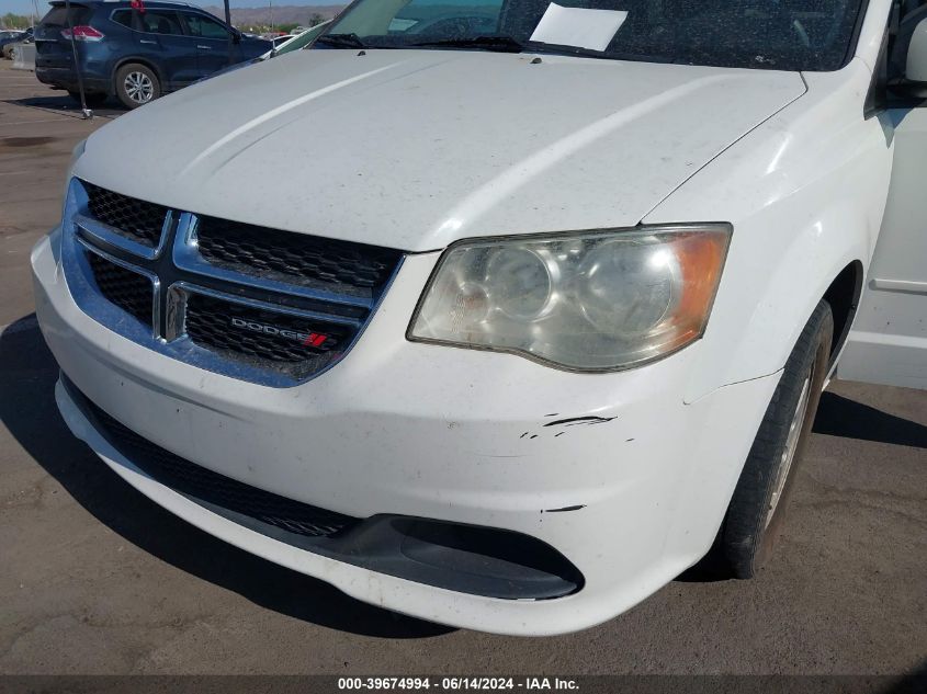 2012 Dodge Grand Caravan Sxt VIN: 2C4RDGCG1CR288599 Lot: 39674994