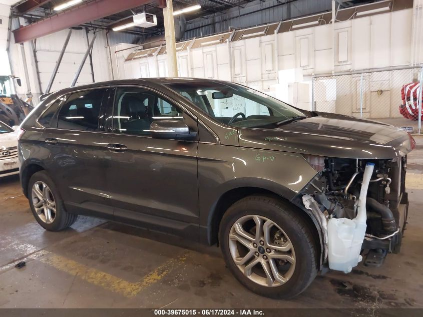 2017 Ford Edge Titanium VIN: 2FMPK3K92HBB91769 Lot: 39675015