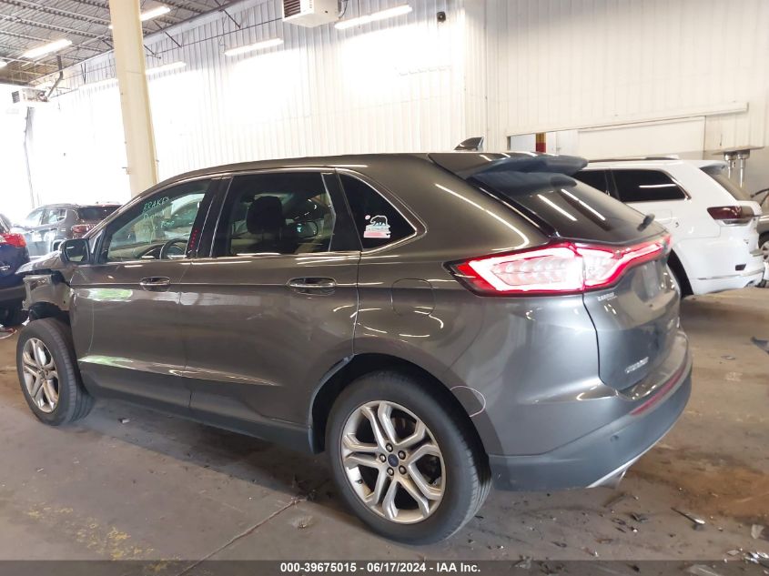 2017 Ford Edge Titanium VIN: 2FMPK3K92HBB91769 Lot: 39675015