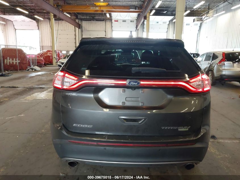 2017 Ford Edge Titanium VIN: 2FMPK3K92HBB91769 Lot: 39675015