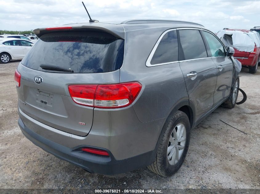 2016 Kia Sorento 2.4L Lx VIN: 5XYPG4A38GG085507 Lot: 39675021