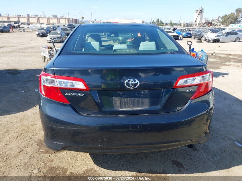 2012 Toyota Camry Le VIN: 4T4BF1FK5CR192522 Lot: 39675030