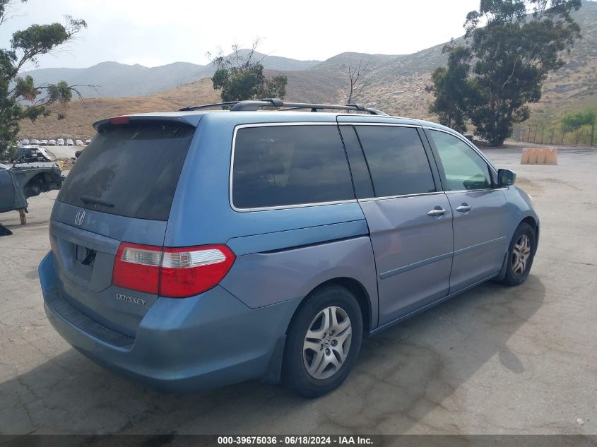 2005 Honda Odyssey Ex-L VIN: 5FNRL38635B060128 Lot: 39675036