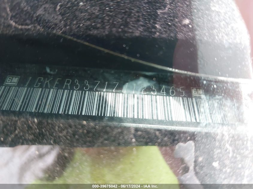 2007 GMC Acadia Slt-1 VIN: 1GKER33717J123465 Lot: 39675042
