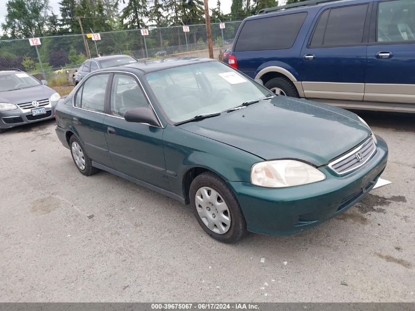 1999 Honda Civic Lx VIN: 1HGEJ6578XL051347 Lot: 39675067