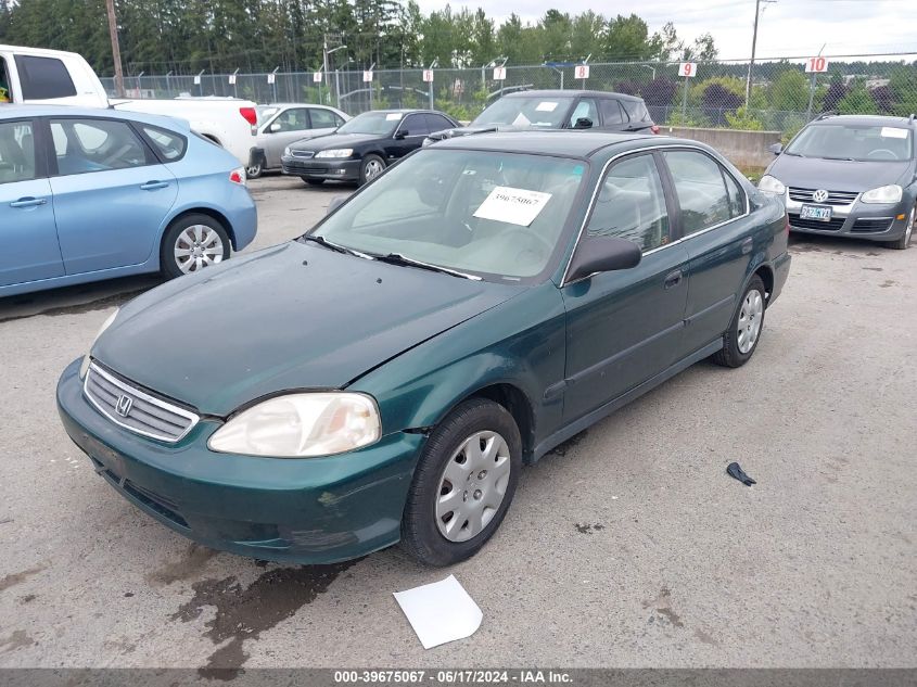 1999 Honda Civic Lx VIN: 1HGEJ6578XL051347 Lot: 39675067