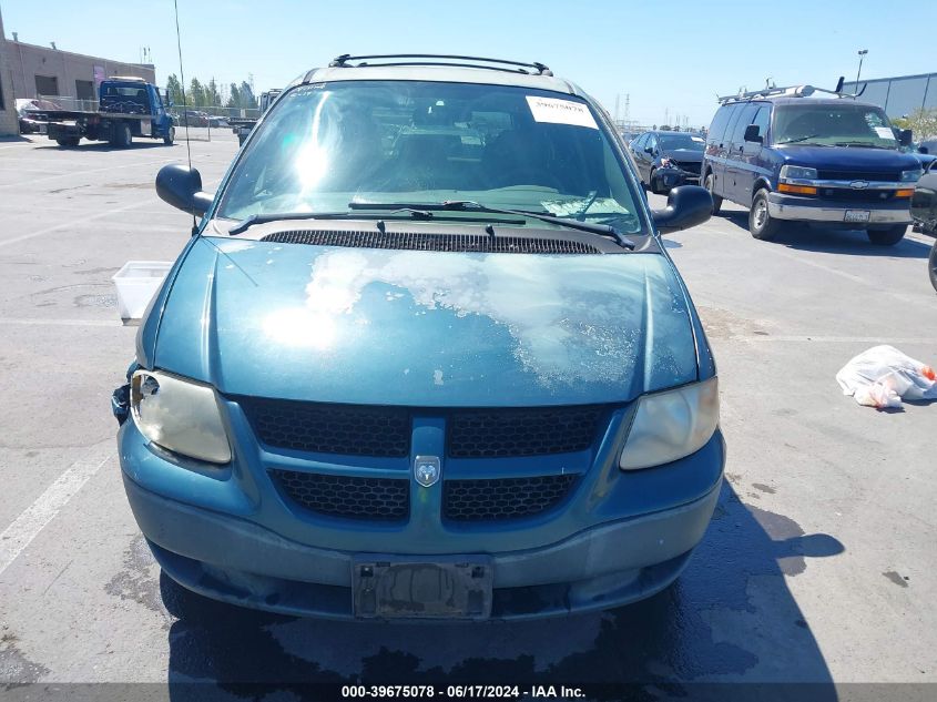 2002 Dodge Caravan Se VIN: 1B8GP25372B655736 Lot: 39675078