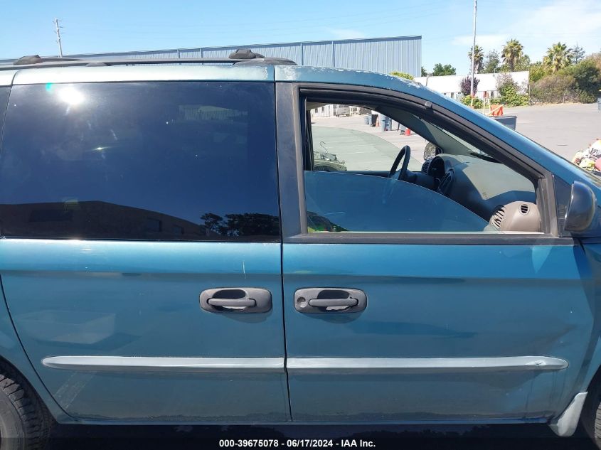 2002 Dodge Caravan Se VIN: 1B8GP25372B655736 Lot: 39675078