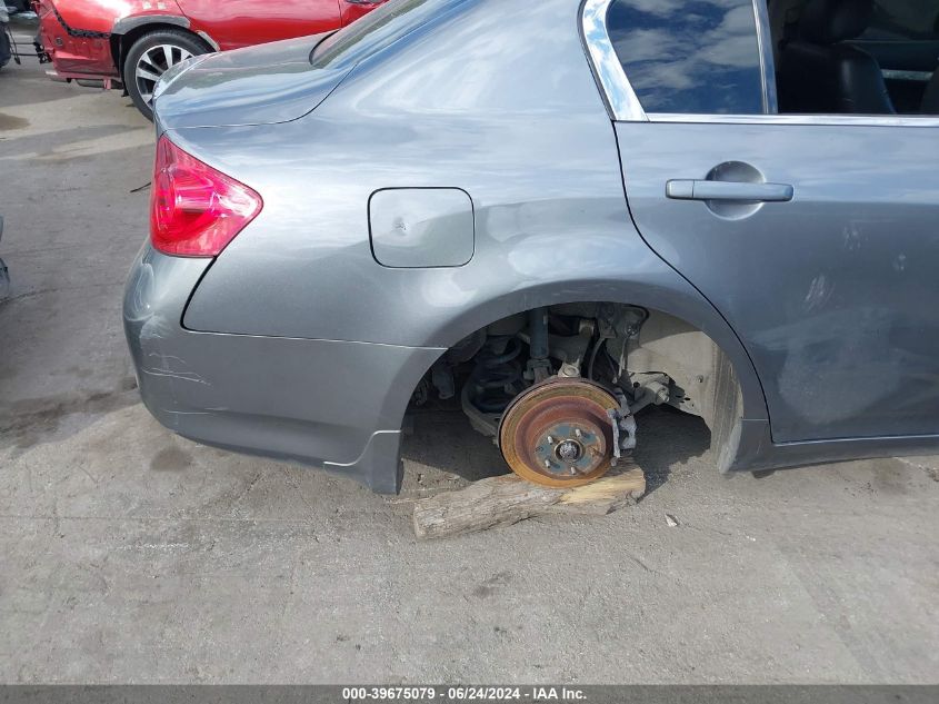 2012 Infiniti G25X VIN: JN1DV6AR2CM862302 Lot: 39675079