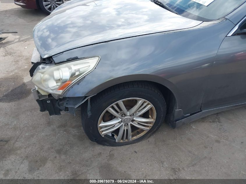 2012 Infiniti G25X VIN: JN1DV6AR2CM862302 Lot: 39675079